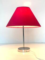 New Hq Luxurious Hot Pink Velvet Coolie Shaped Lamp Shade Pendant Light Useable For Both Ceiling & Table