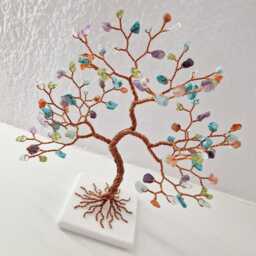 Custom Family Birthstone Tree, Personalized Tree Of Life - thumbnail 4