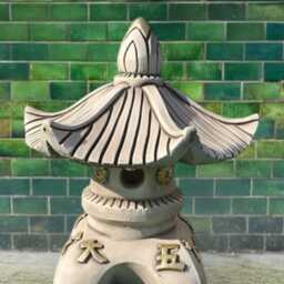 Large Japanese Pagoda Figurine Concrete Zen Lantern Sculpture Garden Statue Stone Outdoor Decor Peaceful Yard Ornament Holiday Gift For Home - thumbnail 2