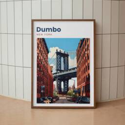 Dumbo Travel Poster - New York Print Brooklyn Ny - thumbnail 3