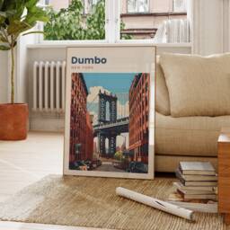 Dumbo Travel Poster - New York Print Brooklyn Ny - thumbnail 2