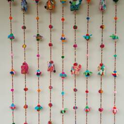 Elephant Set B 100% Handmade Cute Doll Beads Curtain For Home Decoration - For Window - thumbnail 4