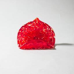 Blown Glass Business Card Or Phone Holder Red - thumbnail 3