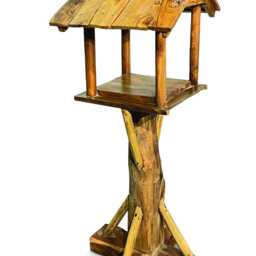 Teak Root Forest Bird Table On Stand 145155cm - thumbnail 3