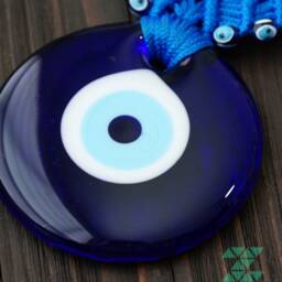 Evil Eye(NazarWall Hanging, Glass Wall Hanging, Turkish Blue Evil Eye, Wall Decor, Turkish Decor, Hanging Ornament, Home Protection Charm - thumbnail 4