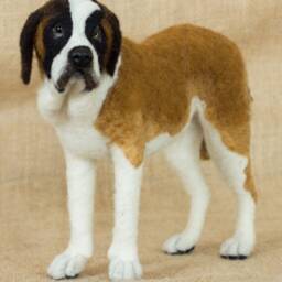 Made To Order Needle Felted Dog Custom Needle Felted Animal Sculpture - thumbnail 4