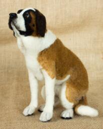 Made To Order Needle Felted Dog Custom Needle Felted Animal Sculpture