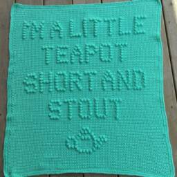 I'm A Little Teapotcrochet Baby Blanket Pattern - thumbnail 3