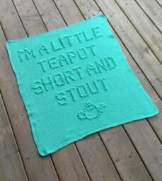 I'm A Little Teapotcrochet Baby Blanket Pattern - thumbnail 1