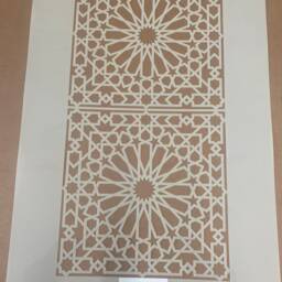 Mylar Stencil, Islamic Pattern, Islam, Muslim, Airbrushing, Wall Art, Painting, Craft - thumbnail 2