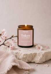 Tokyo/Natural Cherry Blossom Scented Candle