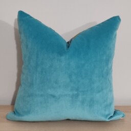 Linwood Omega Prints Otto Azure & Velvet Cushion Cover 40x40 cm - thumbnail 3