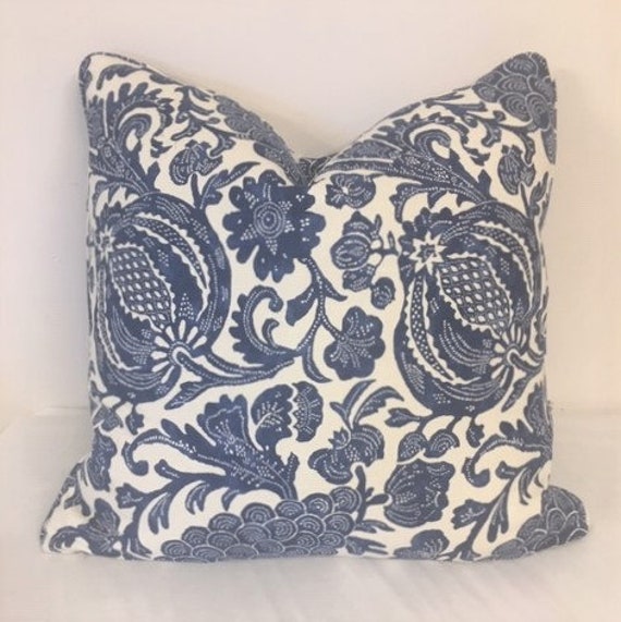 Decorative Cushion Cover - Throw Pillow Accent - Westbury Textiles Batik Indigo