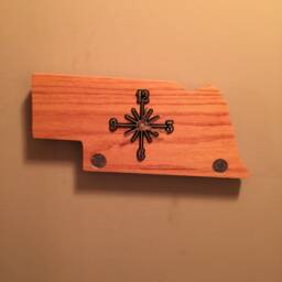 Nebraska Handmade State Quarter Clock With Inlaid Quarters. Customizable - thumbnail 2