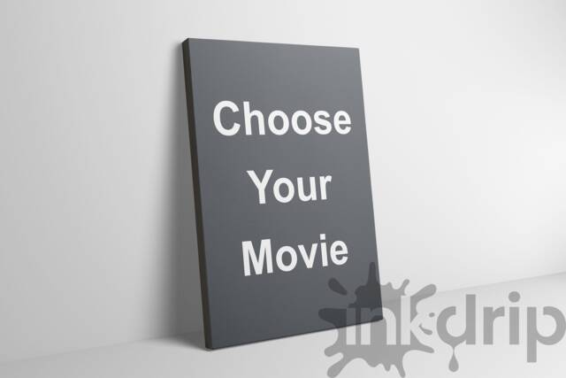 Custom Movie Poster Canvas Art, Film Wall Decor - image 1