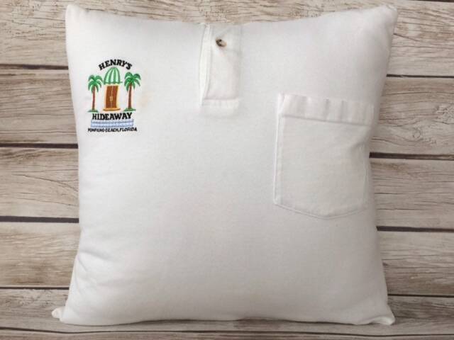 Shirt Pillow, Memory Grief Sympathy Gift, Remembrance Cushion, Memorial - image 1