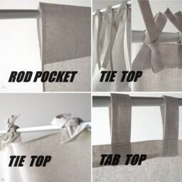 Linen Ruffle Curtain 1 Panel, Washed Soft Flax Drapes With Ruffles, Stonewashed Shower Curtains - thumbnail 4