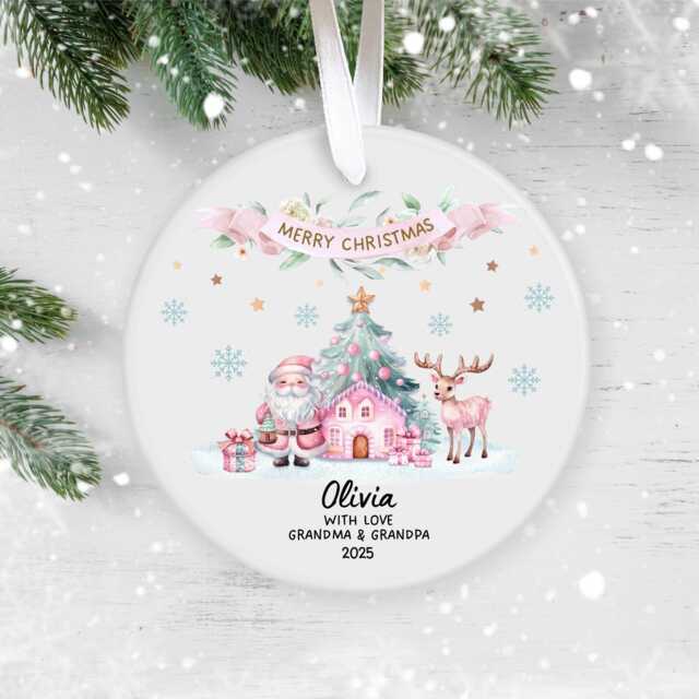 Personalised Christmas Bauble For Daughter, Granddaughter, Niece, Goddaughter Present, Family Gift Keepsake, Special Grandchild - image 1