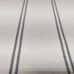 Grey Sacking Stripe Roman Blind Fabric Sample , Hand Finished, 88cm W X 145cm Drop - thumbnail 2