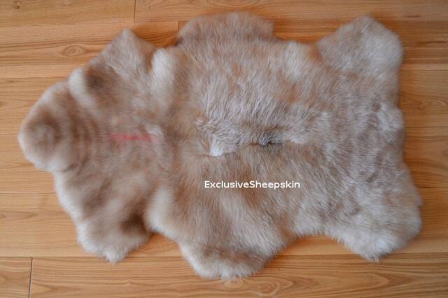 Naturai Sheepskin With Small Defects 100% Under The Cat's Dog, Schaffell, Hygge - image 1
