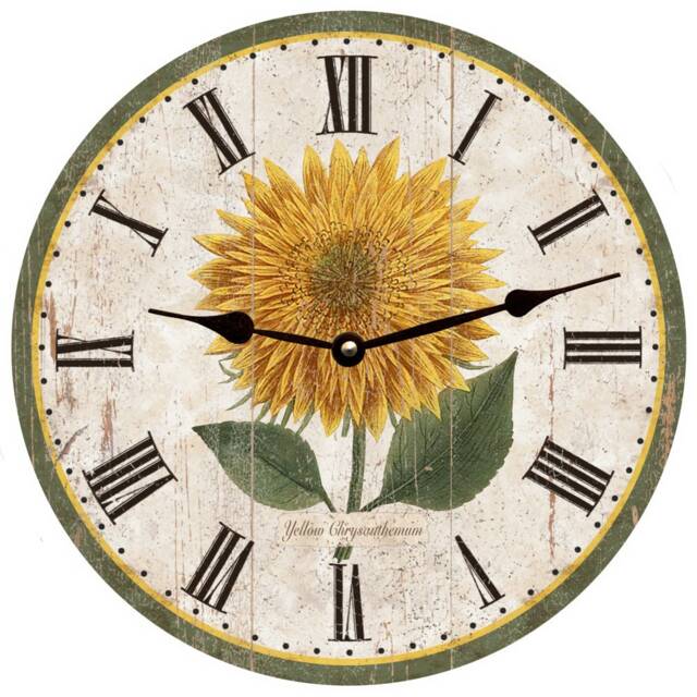 Handcrafted Mum Flower Clock - Perfect For Floral Lovers - image 1