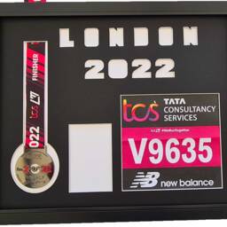 London Marathon 2024 Or Virtual Display Frame For Number Medal & Photo - thumbnail 3