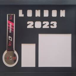 London Marathon 2024 Or Virtual Display Frame For Number Medal & Photo - thumbnail 2