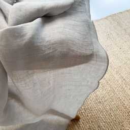 Linen Muslin Curtain For Bedroom, Washed Drapery, Custom Size, Drapes - 1 Pcs - thumbnail 3