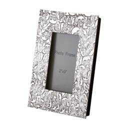 Love Skull Pewter Photo Frame Mini 2x3 Picture Frame - thumbnail 2