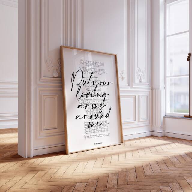 Fred Again Billie Print, Adore You Song Lyrics, Put Your Loving Arms Around, U Fred Again, Love Print, Again U Print - image 1