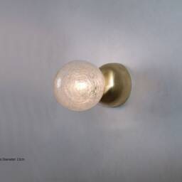 Small Light, Bathroom Light Glass Wall Lighting , Globe Lamp Vanity Light Fixture, Sconce, Smoke Lamp - thumbnail 3