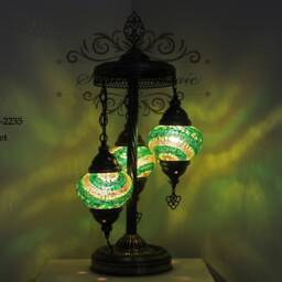 3 Ball Turkish Mosaic Floor Lamp With Medium Globes Id113 - thumbnail 3