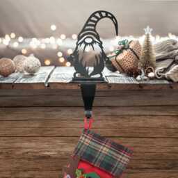 Gonk With Striped Hat Stocking Holder/ Christmas, Holidays, Xmas, Winter Holder, Christmas Decoration, Family, Children, Gift - thumbnail 3