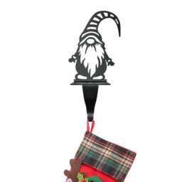 Gonk With Striped Hat Stocking Holder/ Christmas, Holidays, Xmas, Winter Holder, Christmas Decoration, Family, Children, Gift - thumbnail 4