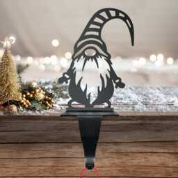 Gonk With Striped Hat Stocking Holder/ Christmas, Holidays, Xmas, Winter Holder, Christmas Decoration, Family, Children, Gift