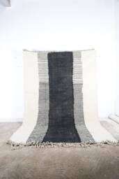 Handmade Boujad Kilim Rug Contemporary Moroccan Berber Wool Carpet - thumbnail 1