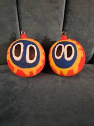 Primal Scream Wooden Handpainted Bauble