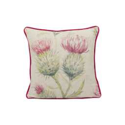 Voyage - Thistleglen Summer Stunning Watercolour Thistle Cushion Cover Handmade Throw Pillow Designer Home Decor - thumbnail 2