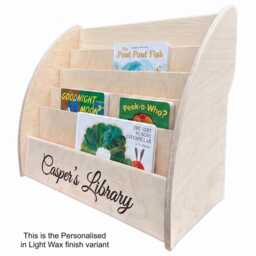 Montessori Bookshelf, Birch Plywood Kids Bookcase, Fully Assembled, Handmade Uk, Nursery Forward Facing Book Display - Assembled - thumbnail 3