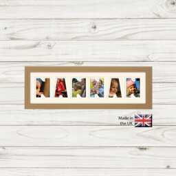 Nannan Photo Frame Word Name Special Gift Mother's Day - 1273 By Photos in A Word - thumbnail 1