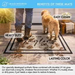 Customized Hey There Pumpkin Doormat - Personalize Your Fall Entryway Decor - thumbnail 3