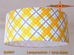 Vintage Lampshade Sunny ?? 45 Flowers Fabric Of The 70S - thumbnail 1