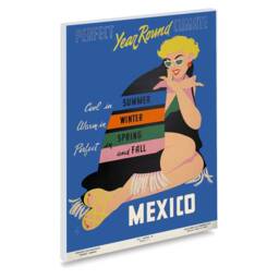 "Vintage Mexico Travel Poster - ""Year Round Climate" - thumbnail 2