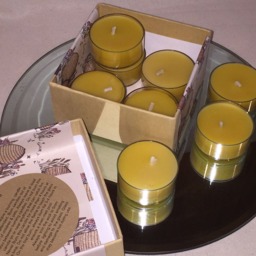 Handmade Beeswax Tea Lights Natural Relaxing Candles - Set Of 8 - thumbnail 3