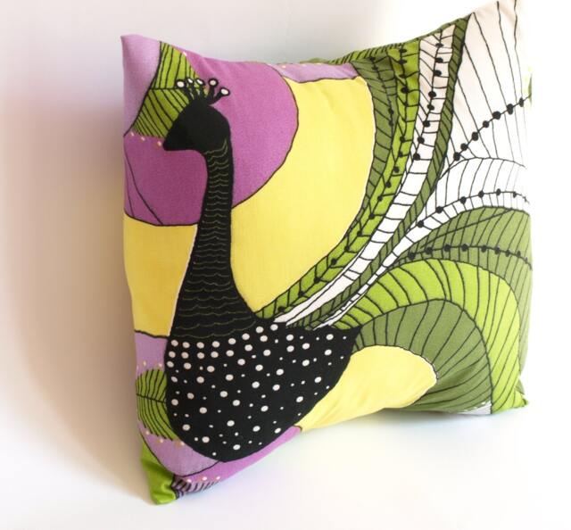 Pillowcase For Throw Pillows White With Colorful Abstract Peacock Floor Cushions Accent Pillows Also Tea Towel Curtains Valances Table Linen - image 1