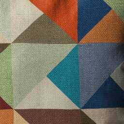 Cushion Cover Geometric Themed Multicoloured Double Sided Soft Pillow - thumbnail 2