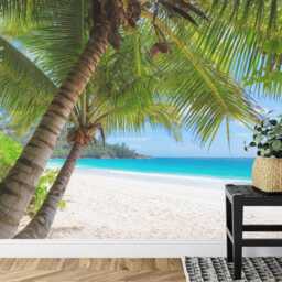 Tropical Beach Wall Mural, Peel & Stick Wallpaper, Removable Photomural - thumbnail 3