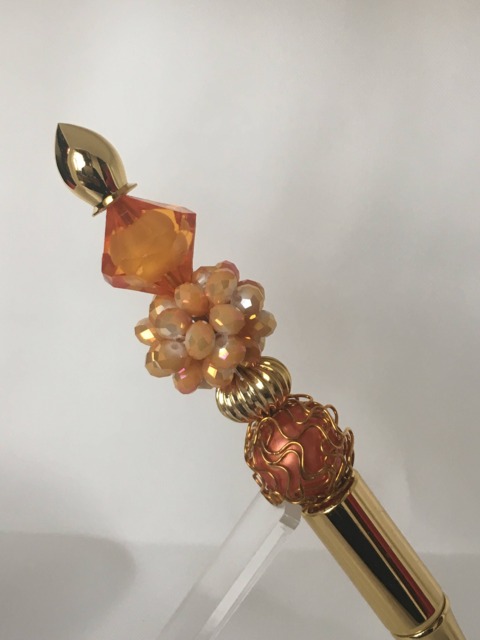 Coral Cluster & Gold Beauty - image 1