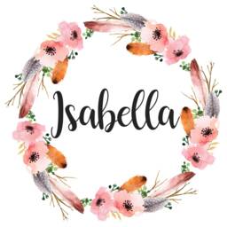 Set Of 3 Nursery Prints, Woodland Animals, Girls Room Wall Art, Decor, Watercolour Flowers & Feather, Personalised Name Print - thumbnail 2