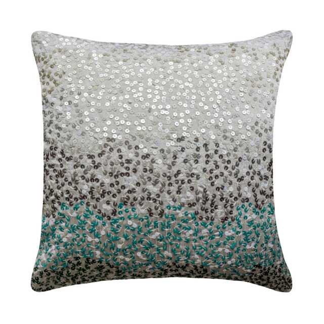 "Designer Blue Euro Pillow Sham 24""x24""/26""x26" - image 1